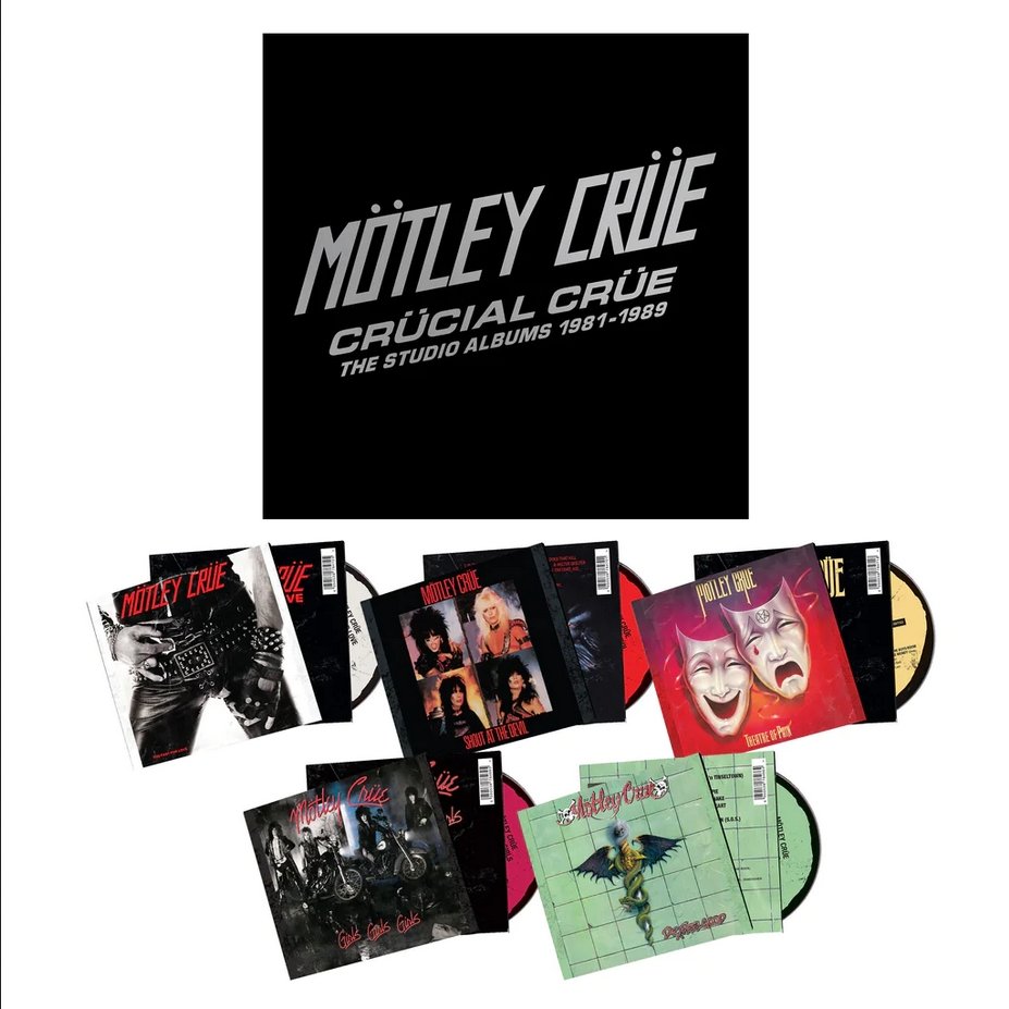 Mötley Crüe - Crücial Crüe: The Studio Albums 1981 1989 (Pre Order) - Gimme Radio