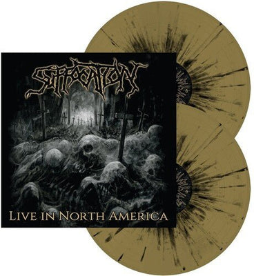 Suffocation - Live In North America (Gold & Black Splatter Variant)
